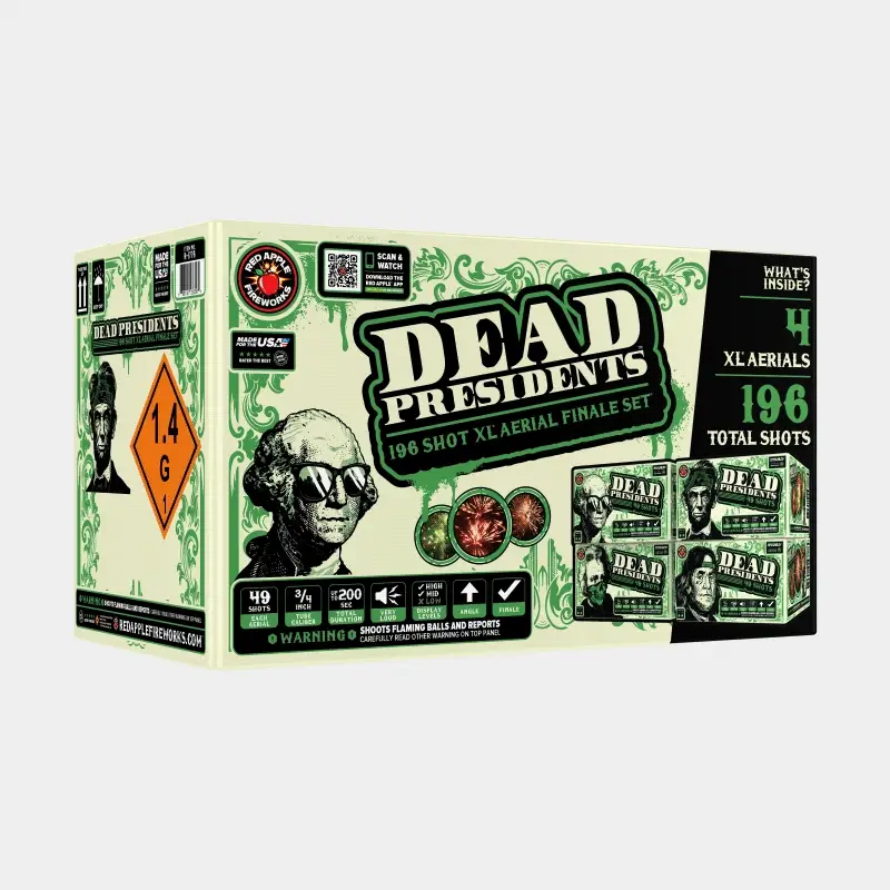 Dead Presidents™ 196 Shot XL® Aerial Finale Set® - Image 3