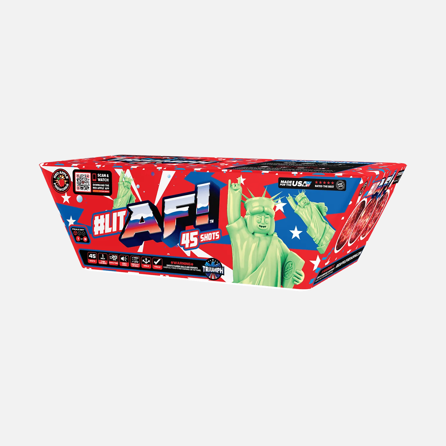 #litAF®! 135 Shots XL® Aerial Finale Set® - Image 5