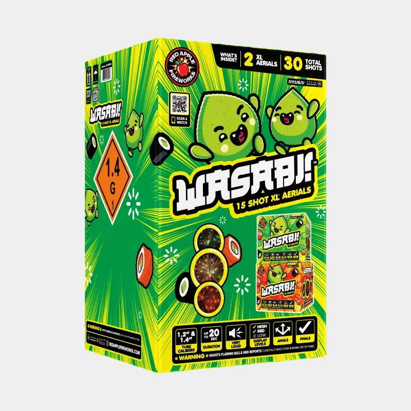 Wasabi!™ 15 Shot XL® Aerials - Image 3